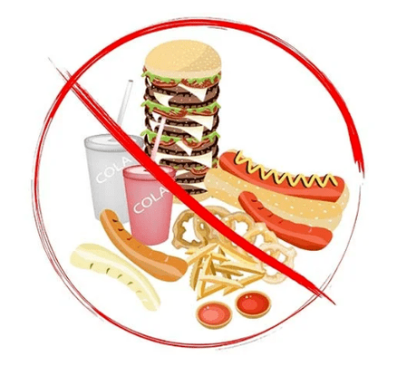 Evite procesar alimentos