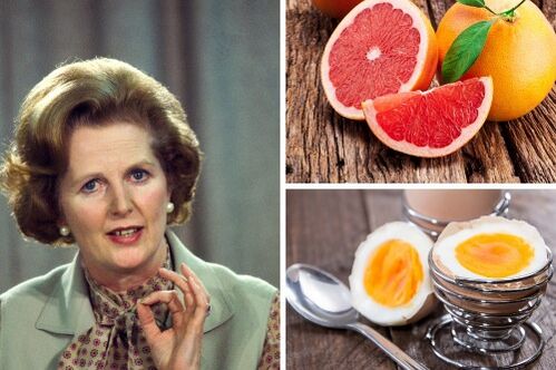 Alimentos dietéticos Margaret Thatcher y Maggie